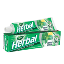 Dabur Herbal Toothpaste Fresh Gel Mint & Lemon 150g + 150g Super Value Pack Dabur Herbal Toothpaste Fresh Gel Mint & Lemon 150g + 150g Super Value Pack